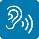 UEBA Ueberbetriebliche Lehrausbildung Hoergeaeteakustik Icon das ein Ohr zeigt
